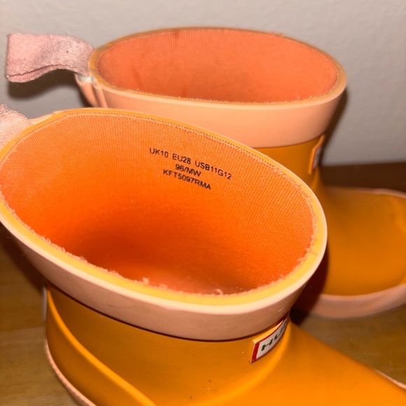 Hunter Kids Play Boot for Toddler - Rubber Upper, Flatter Unique Boy 11 Girls 12 - Picture 4 of 6